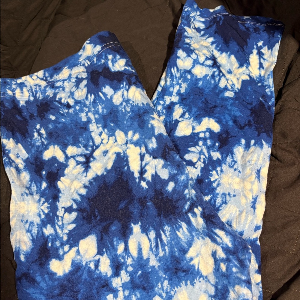 Chico's Blue and White Leggings‎ #1301